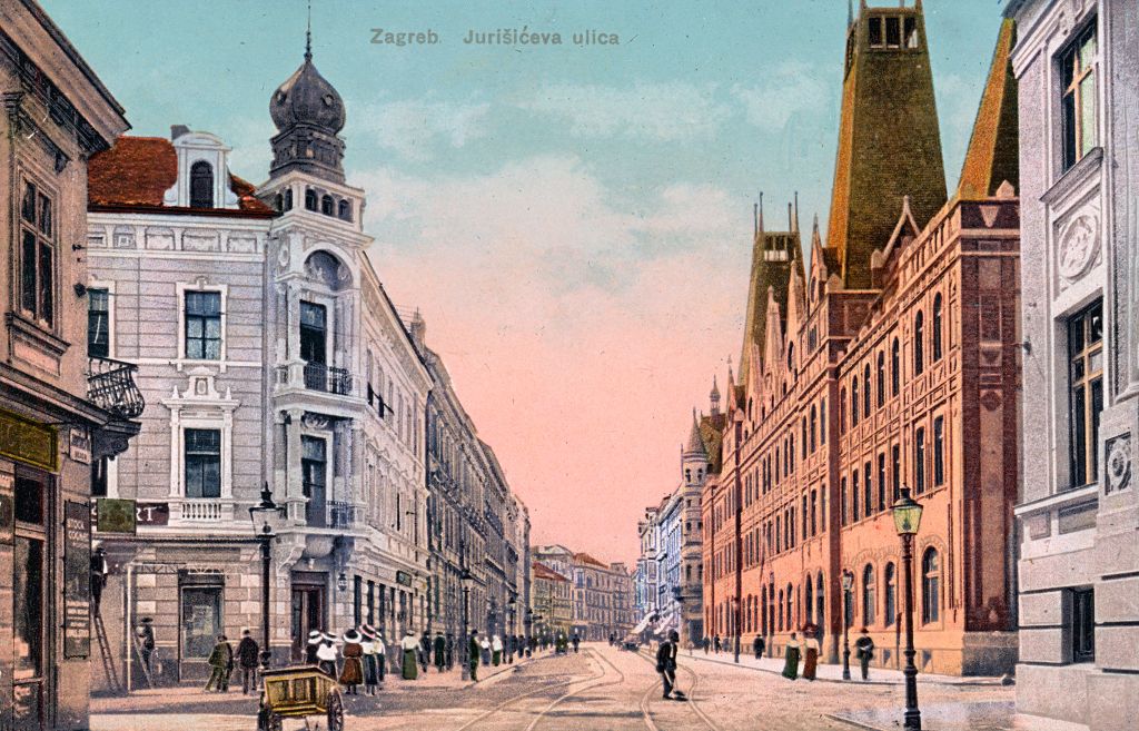 Jurišićeva ulica oko 1910. godine